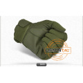 Excellente fibre cuir respirant gants tactiques